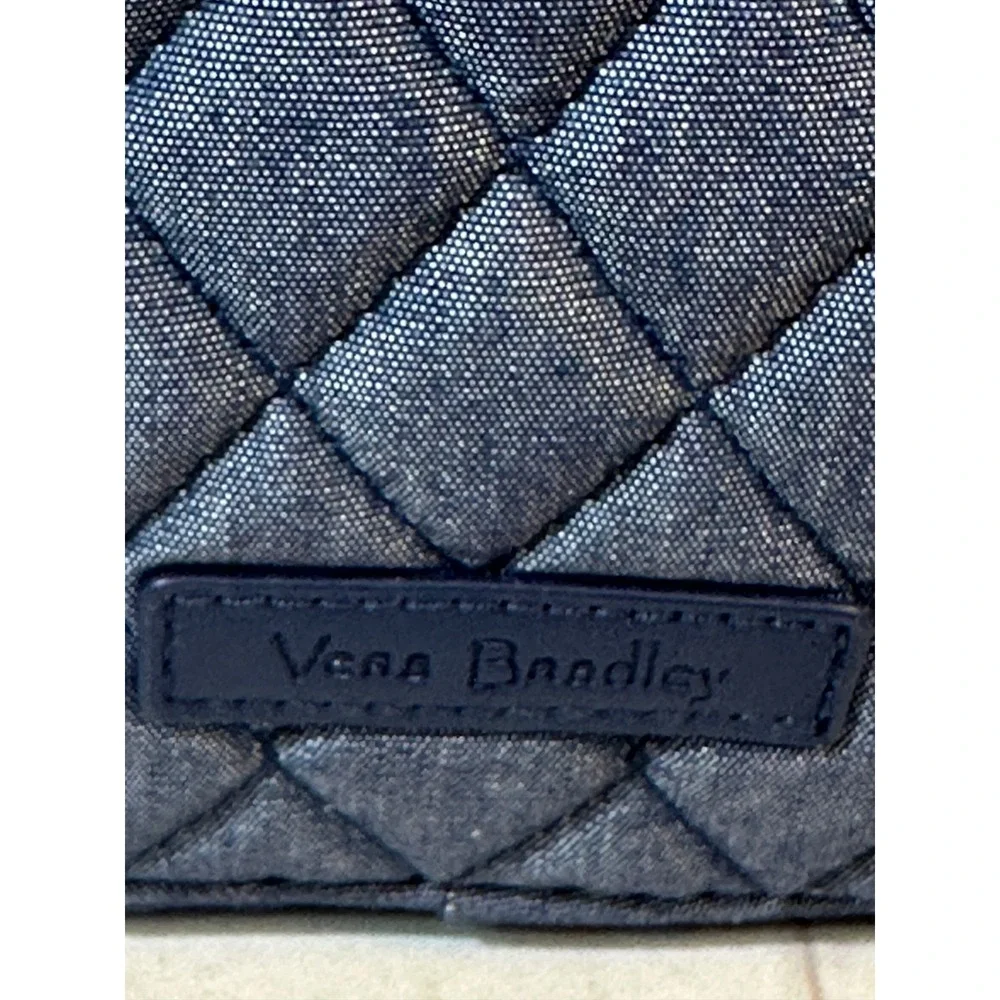 Vera Bradley Lunch Bunch Quilted Denim Insulated Lunch Bag Indigo Blue 24761-L81